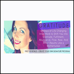 Katrina Ruth Programs – Gratitude