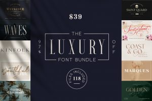 Pixelo - entire shop bundle -226 Fonts & 6700+ Design Elements