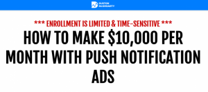 Duston McGroarty - The Push Notification Ads Masterclass