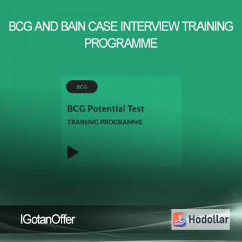 IGotanOffer – BCG and Bain Case Interview Training Programme