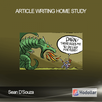Sean D'Souza - Article Writing Home Study