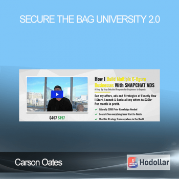 Carson Oates - Secure The Bag University 2.0