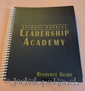 Anthony Robbins - Leadership Academy Resource Guide 2000