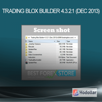 Trading Blox Builder 4.3.2.1 (Dec 2013)