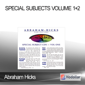 Abraham Hicks - Special Subjects Volume 1+2
