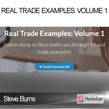 Steve Burns - Real Trade Examples: Volume 1