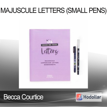 Becca Courtice - Majuscule Letters (Small Pens)