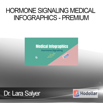Dr. Lara Salyer - Hormone Signaling Medical Infographics - Premium