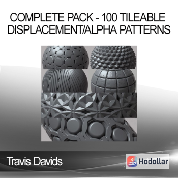 Travis Davids - COMPLETE PACK - 100 Tileable Displacement/Alpha Patterns