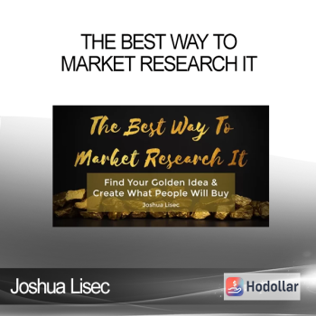 Joshua Lisec - The Best Way To Market Research It
