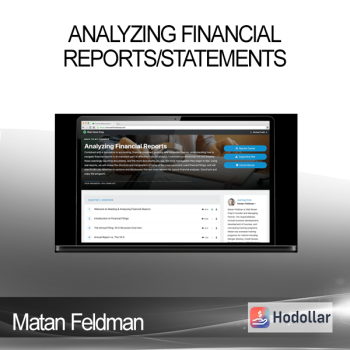 Matan Feldman - Analyzing Financial Reports/Statements