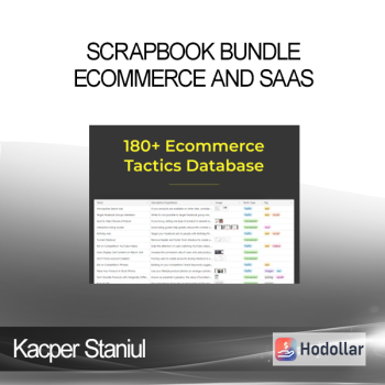 Kacper Staniul - Scrapbook Bundle Ecommerce and SaaS