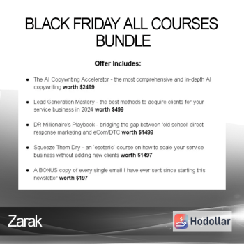Zarak - Black Friday All Courses Bundle